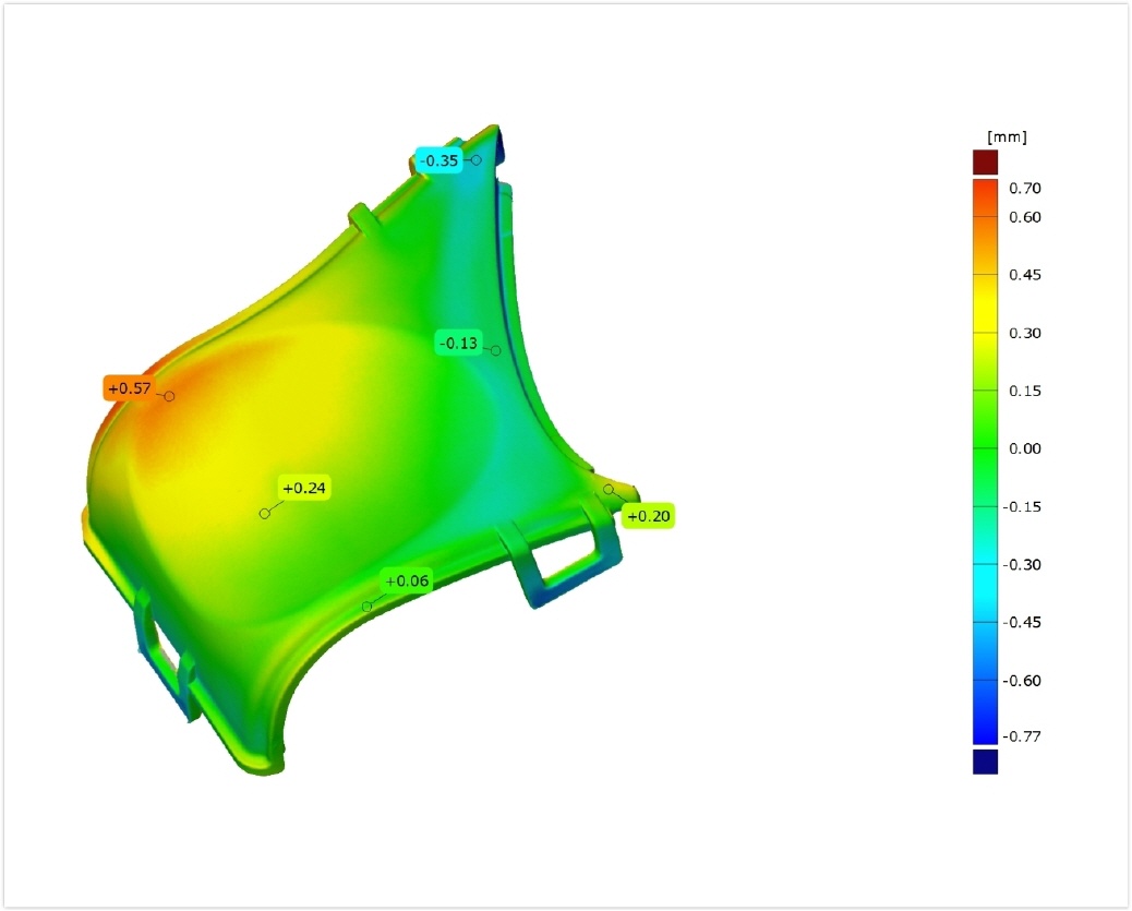 Soll / Ist-Vergleich CT Daten zu CAD Modell